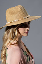 Load image into Gallery viewer, Confetti Braided Chain Band Straw Hat

