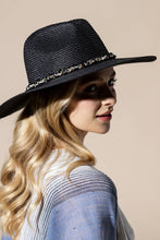 Load image into Gallery viewer, Confetti Braided Chain Band Straw Hat
