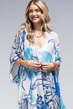 Load image into Gallery viewer, Blue Palm Kimono
