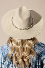 Load image into Gallery viewer, Confetti Braided Chain Band Straw Hat
