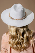 Load image into Gallery viewer, Confetti Braided Chain Band Straw Hat
