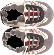 Load image into Gallery viewer, Robeez Soft Soles Braedon White Pre Walker 4 5 Years Shoes for Boys - Hom Decor Warehouse
