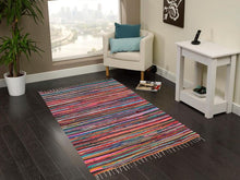 Load image into Gallery viewer, Recycled Bohemian Rag Rug - Hom Decor Warehouse
