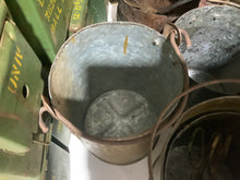 Load image into Gallery viewer, Vintage Antique Iron Bucket Set of 2 - Hom Decor Warehouse
